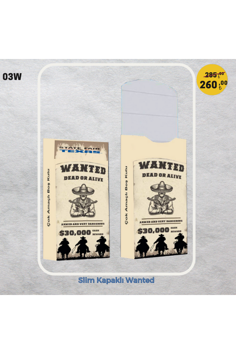 Slim Kapaklı Wanted Slim Kapaklı Wanted